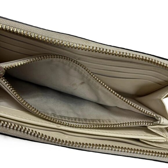 Auth COACH - 53903 White Leather Long Wallet - Picture 4 of 5